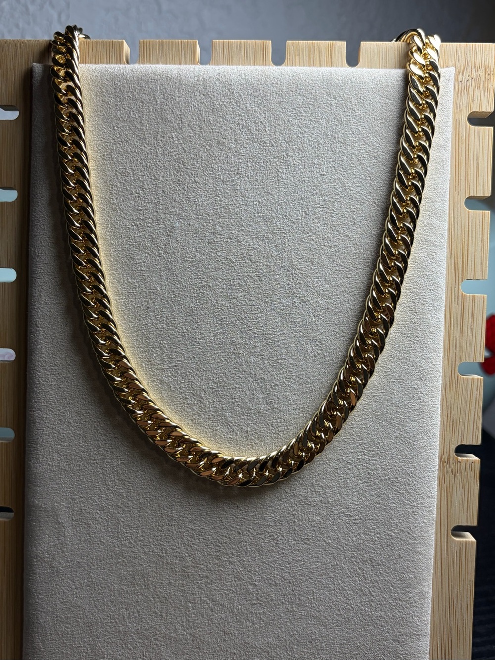 Gold Cuban Link Chain Necklace